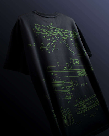 GLOCK | Oversized T-shirt | 240GSM Premium Loop Cotton