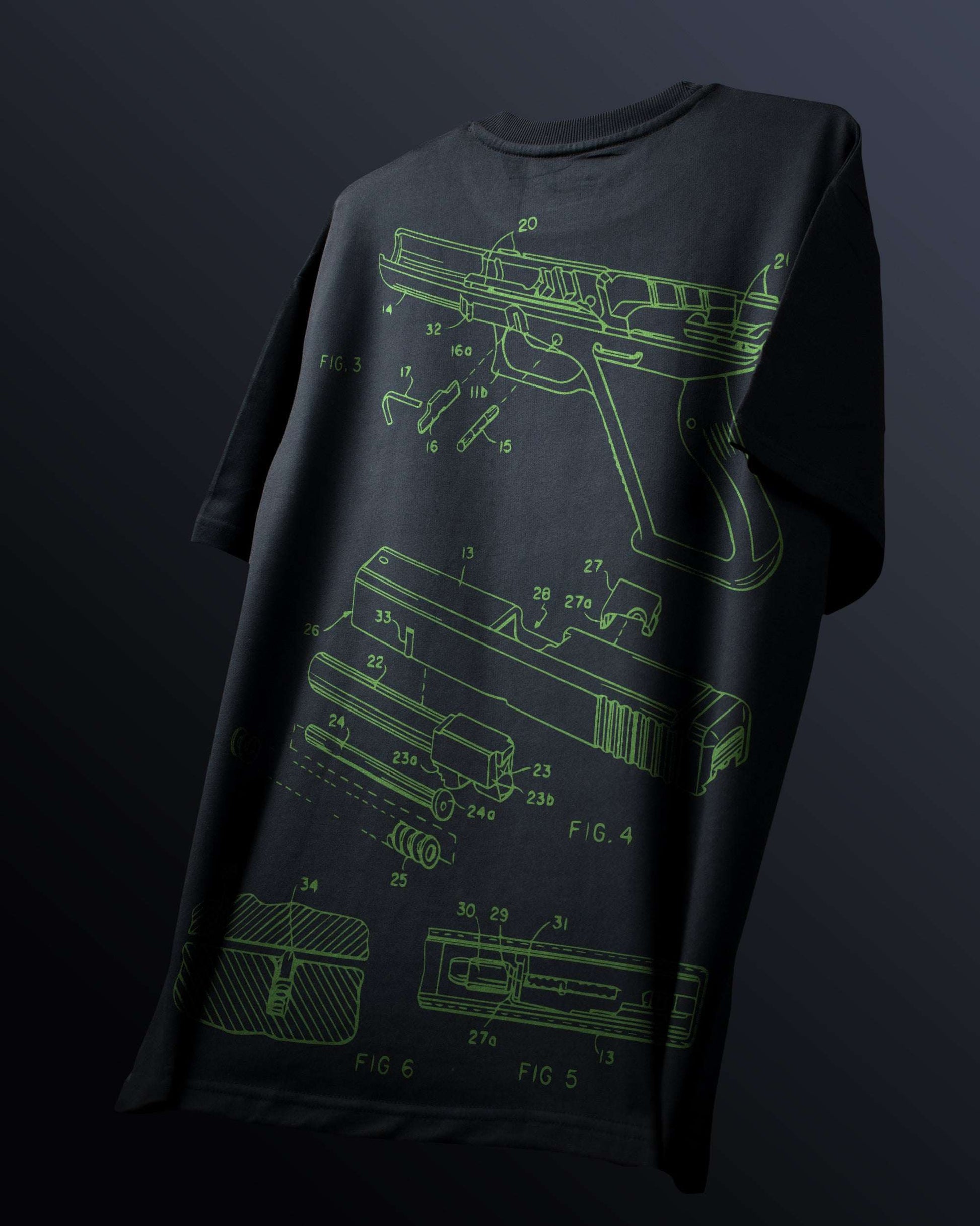 GLOCK | Oversized T-shirt | 240GSM Premium Loop Cotton