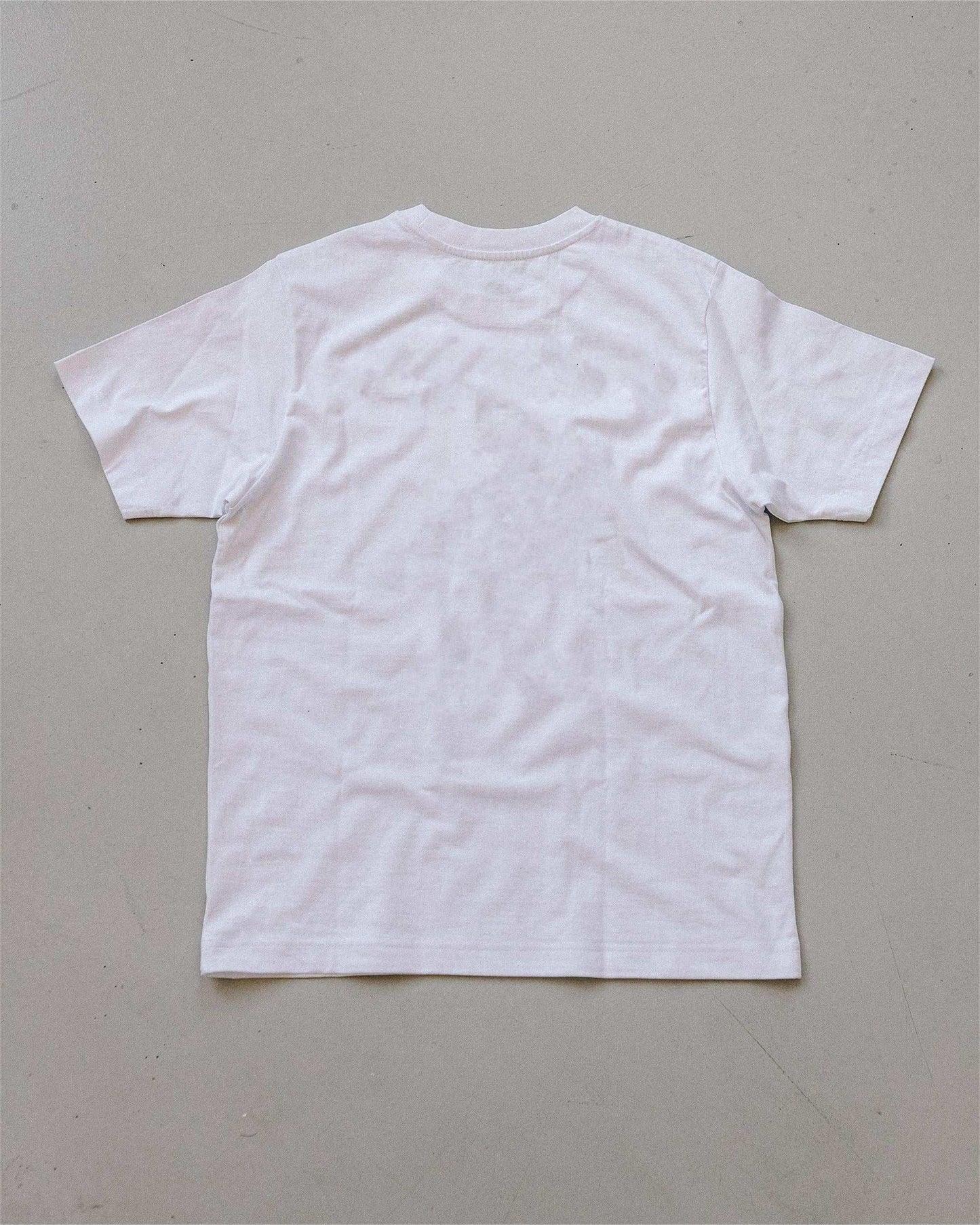 BURN OUT CARS WHITE OVERSIZED T-SHIRT