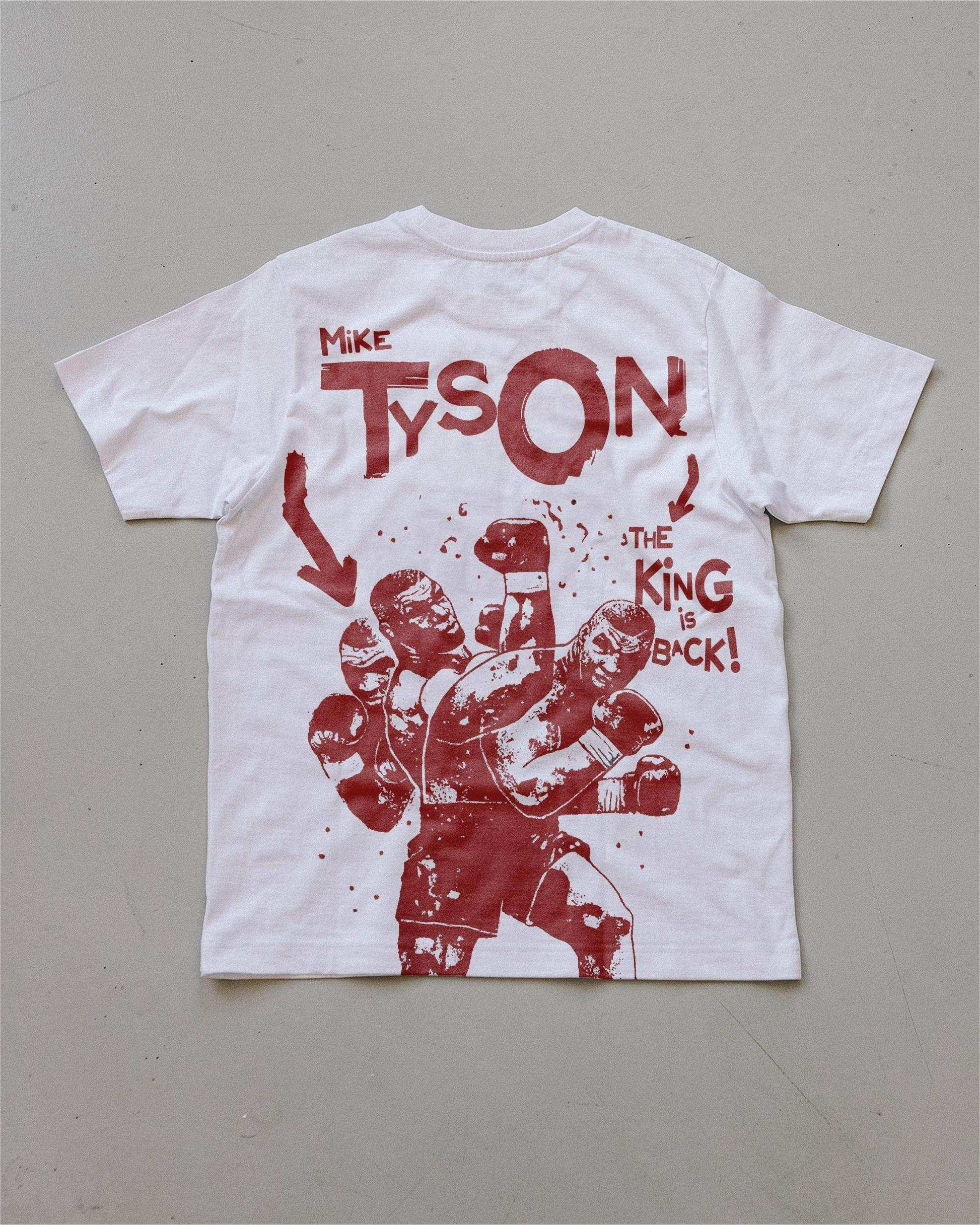 BOXING POWERHOUSE WHITE OVERSIZED T-SHIRT