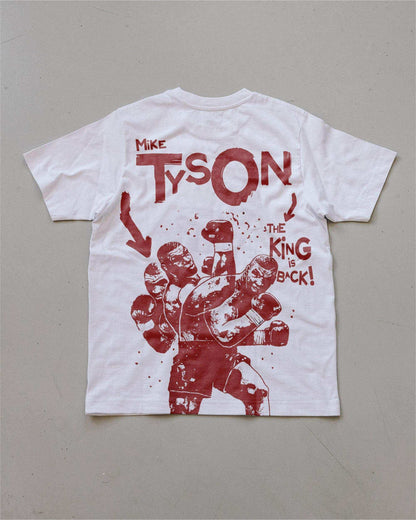 BOXING POWERHOUSE WHITE OVERSIZED T-SHIRT