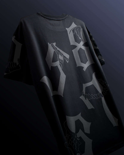 Numbers | Oversized T-shirt | 240GSM Premium Loop Cotton