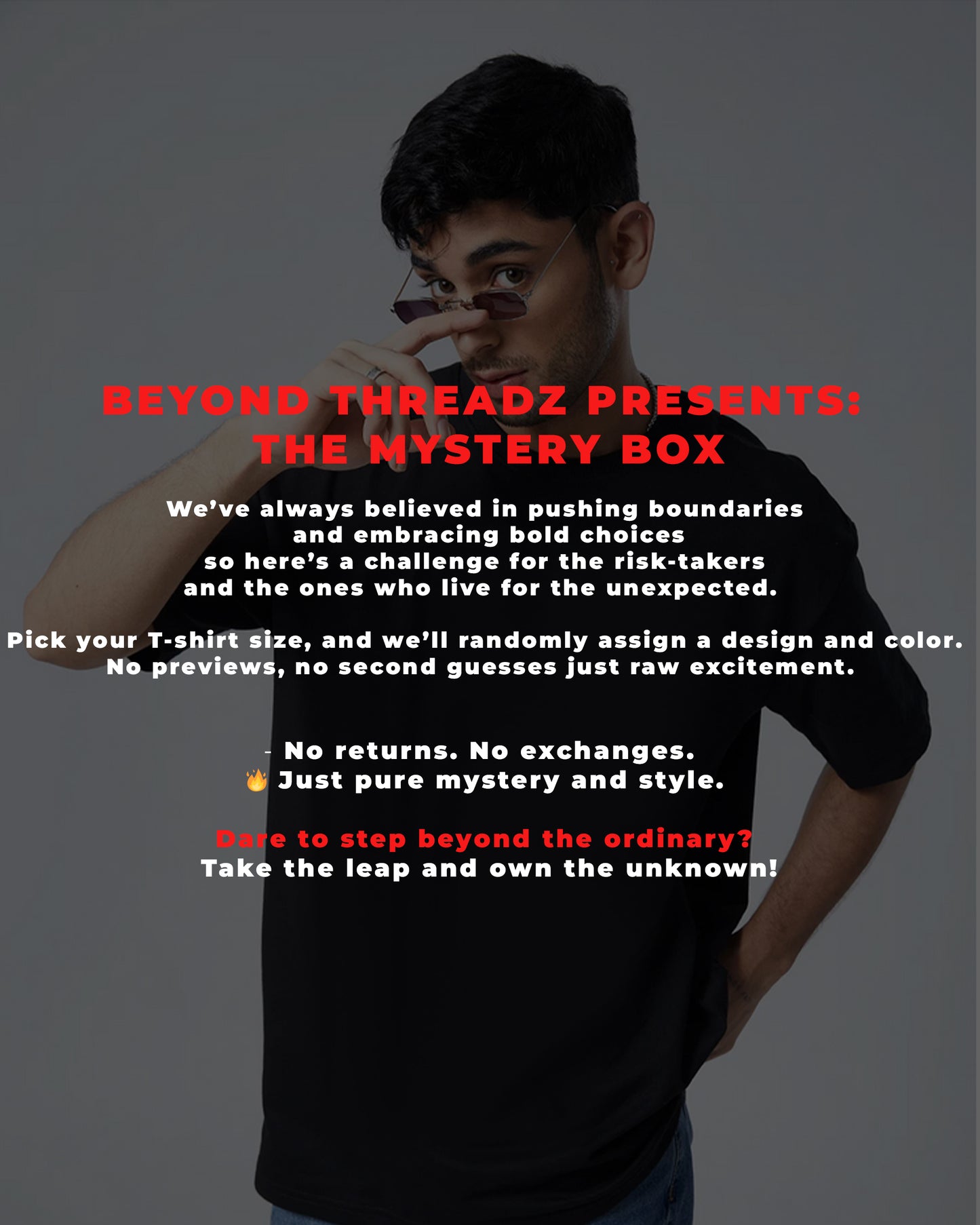 Mystery T-shirt | Oversized Fit