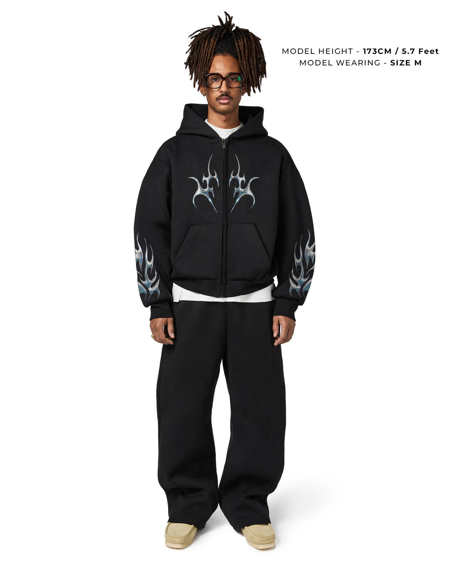 SILVER FLAMES | RELAXED FIT