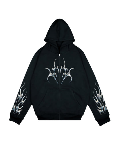 SILVER FLAMES | RELAXED FIT